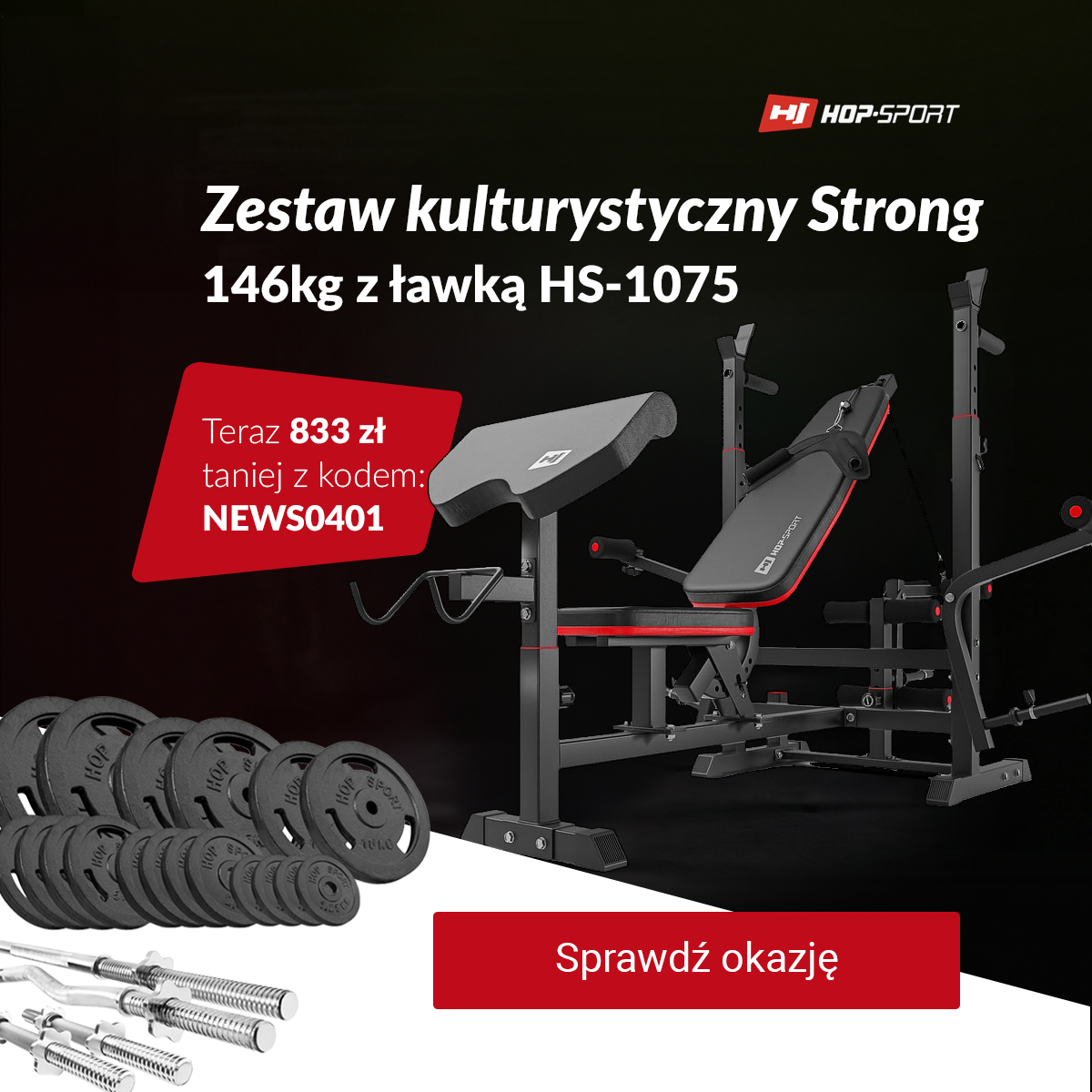 Zestaw kulturystyczny Strong