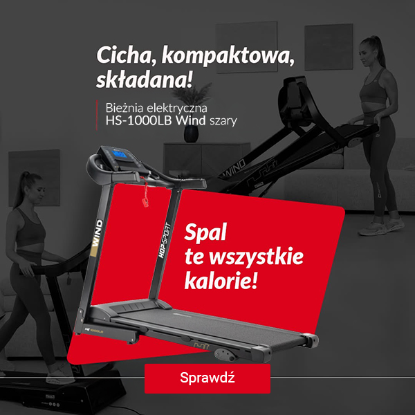 Bieżnia elektryczna HS-1000LB Wind szary